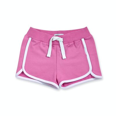 Short maille rose fille Paradiso beach - KG04H304P1