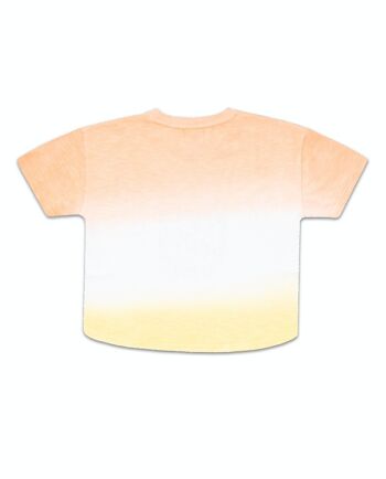 T-shirt Beach Days maille jaune orange garçon - KB04T404O4 2
