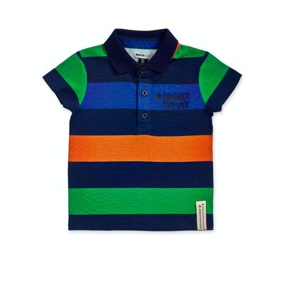 Striped knit t-shirt for boy The coast - KB04T201N1