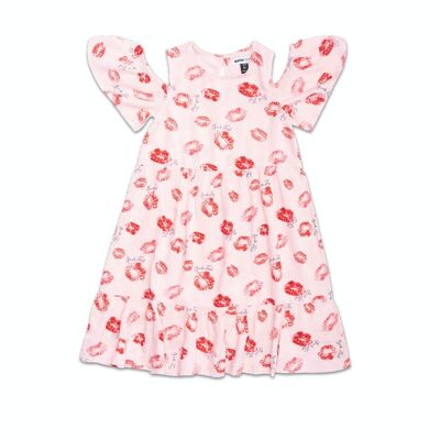 Abito rosa per bambina Bad influencer - KG04D501P2