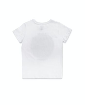 T-shirt blanc en maille imprimé pour garçon Wild thing - KB04T606W2 2