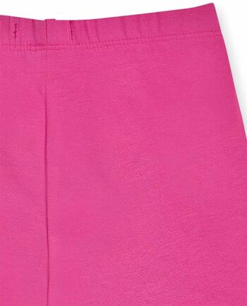 Legging vélo jersey fushia fille Basics Fille - KG04L101F1 4