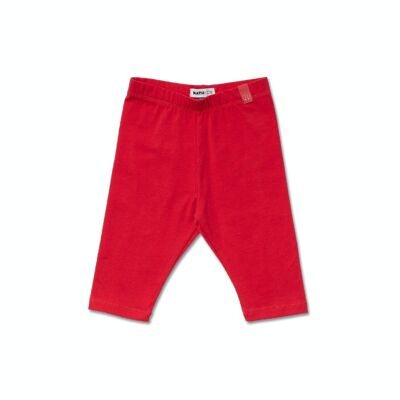 Red dot cycling leggings for girl Basics Girl - KG04L504R3