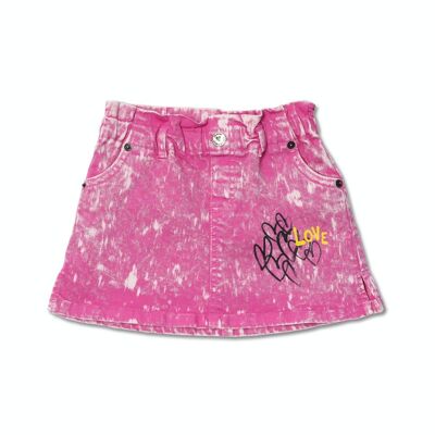 Falda denim fucsia niña Rebel Girl - KG04F101F1