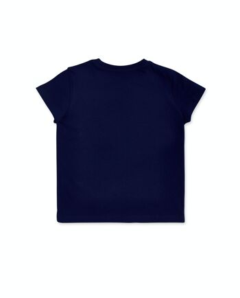 T-shirt bleu marine en maille pour garçon The coast - KB04T205N1 2