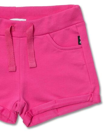 Short en maille Dolly fuchsia pour fille Basics Girl - KG04H104F1 3