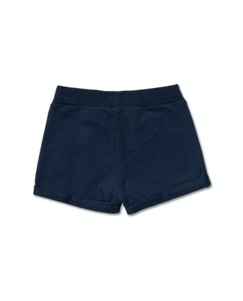 Short en maille bleu marine Dolly pour fille Basics Girl - KG04H604N3 2