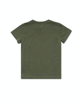 T-shirt dune tricot kaki garçon Desert trail - KB04T105K1 2