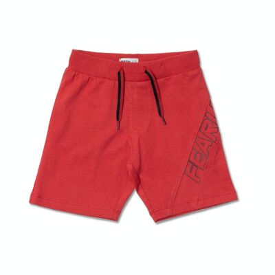 Bermuda garçon tricot rouge Wild thing - KB04H603R4