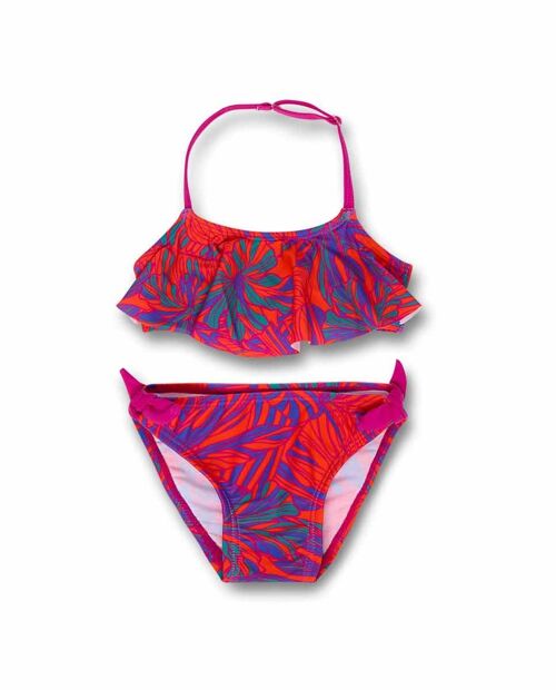 Bikini estampado tropical niña Full Bloom - KG04W402O5