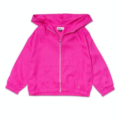 Full Bloom girl purple flat jacket - KG04C401F2