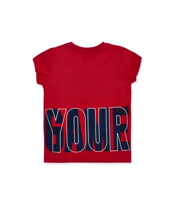 T-shirt point rouge garçon Votre jeu - KB04T306R1 2