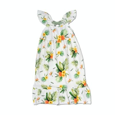 Robe plate blanche pour fille Oasis - KG04D201W1