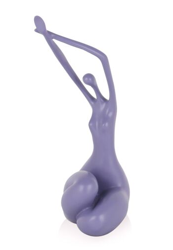 ADM - Sculpture en résine 'Awakening small' - Couleur Violet - 32 x 15 x 10 cm 4