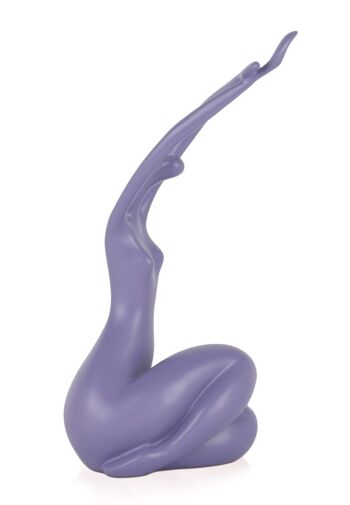 ADM - Sculpture en résine 'Awakening small' - Couleur Violet - 32 x 15 x 10 cm 7