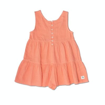 Orange flat jumpsuit for girl Oasis - KG04J202O2