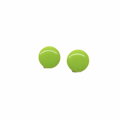 NEON clip earrings - Green