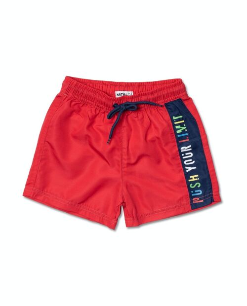 Bañador bermuda rojo niño Your game - KB04W302R1