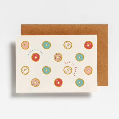 Postcard - donuts