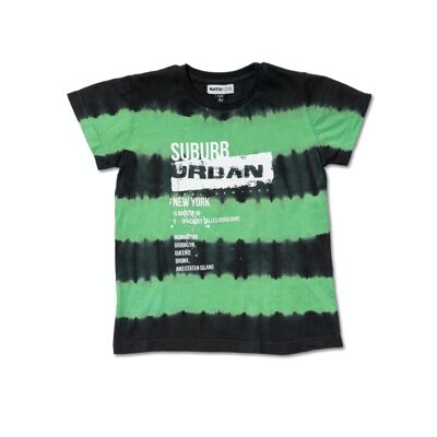 Camiseta punto tie dye verde niño Urban Activist - KB04T501X1