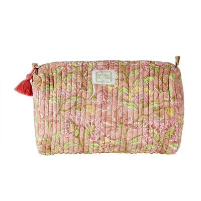 Trousse de toilette indienne INDIRA BOHEMIAN ROSE