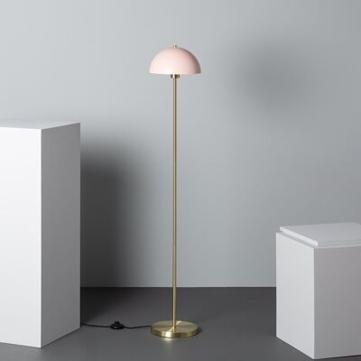 Ledkia Lampadaire Métal Shelley Madow Rose Pastel