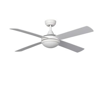 Ledkia Blanc Baffin Ventilateur de Plafond LED 132cm Moteur DC Blanc 1