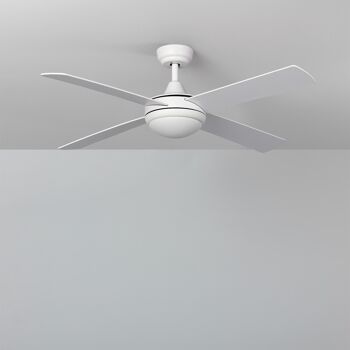 Ledkia Blanc Baffin Ventilateur de Plafond LED 132cm Moteur DC Blanc 2