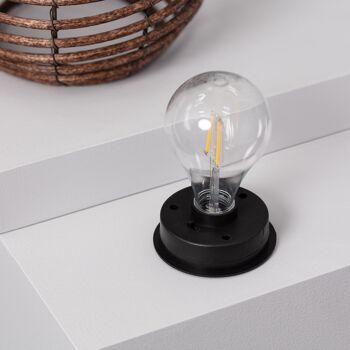 Ledkia Raikot Lampe de table solaire d'extérieur à LED naturelle 3