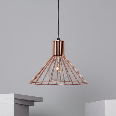 Ledkia Metal Pendant Lamp Sakur Copper