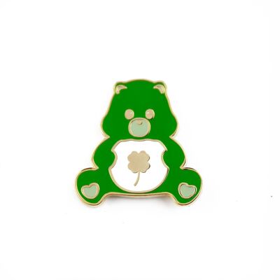 Pin Care bear Buena suerte verde