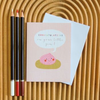 SM62 Mini carte de bébé gemme glacée rose 4