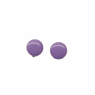 NEON clip earrings - Lilac