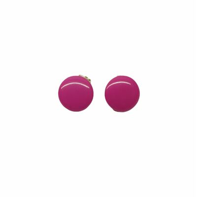 NEON clip earrings - Fuchsia