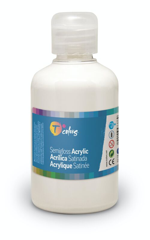 Pintura acrilica 250ml blanco