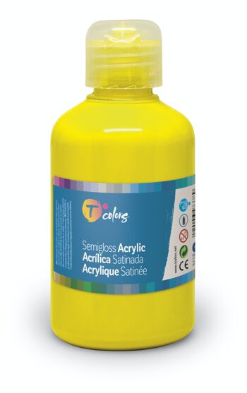 Peinture acrylique 250ml jaune