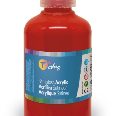 Pintura acrilica 250ml rojo