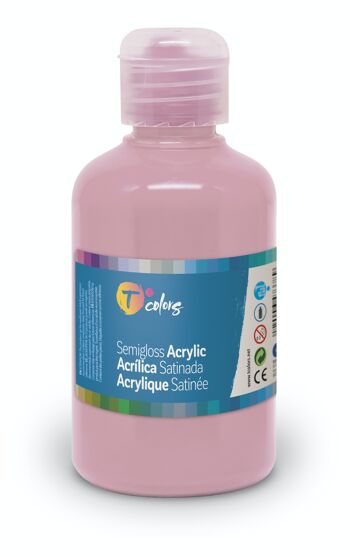 Peinture acrylique 250ml rose