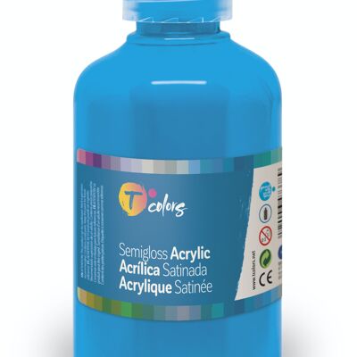 Acrylfarbe 250 ml Cyan