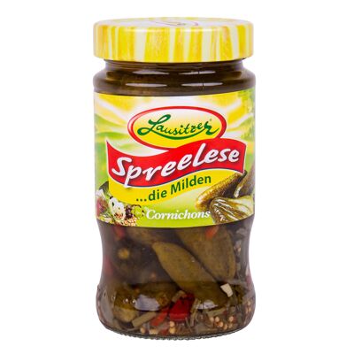 Lausitzer Spreelese gherkins mild - spicy 370ml