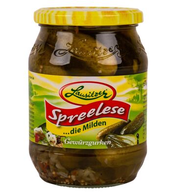 Lausitzer Spreelese gherkins mild - spicy 720ml