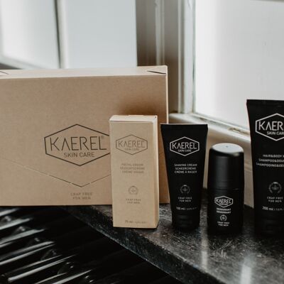 Paquete básico minorista para el cuidado de la piel de Kaerel