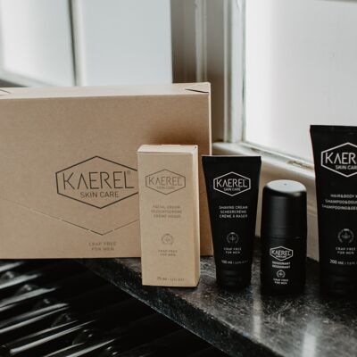 Forfait de démarrage au détail de soins de la peau Kaerel