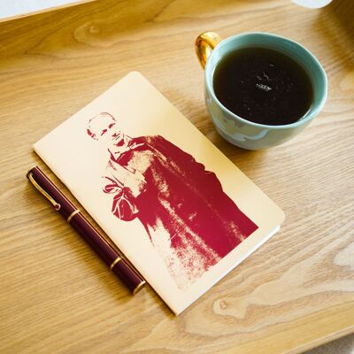 A5 notebook - Writer Charles Baudelaire - 64 lined pages