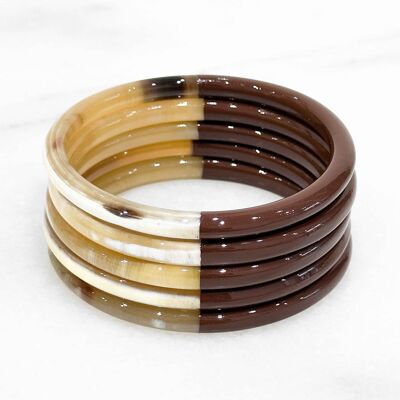 Colored genuine horn bracelet - Color 478C