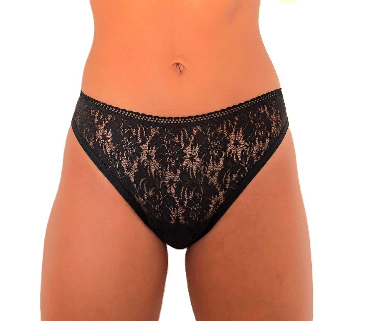 Mutandine mestruali in spugna a flusso normale e massimo • pizzo raffinato • prodotte in Francia