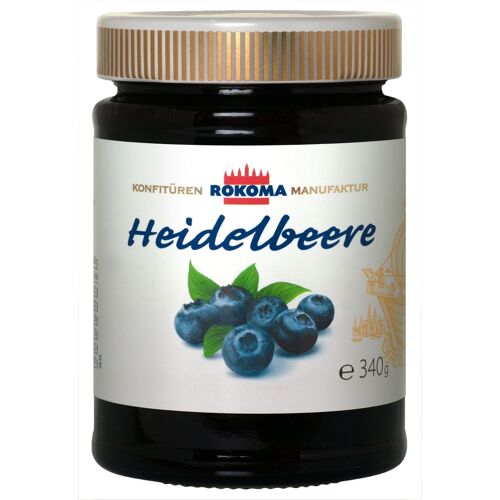 Rokoma Heidelbeer-Konfitüre extra 340g