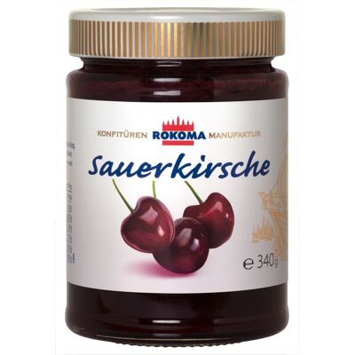 Rokoma Sauerkirsch-Konfitüre extra 340g