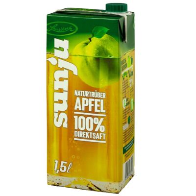 Sunju "Naturally Cloudy Apple" 100% zumo directo 1,5l