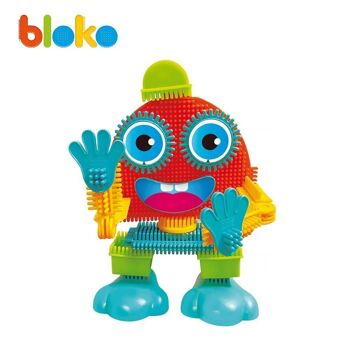 Coffret Mr Bloko - 50 Blokos avec Yeux et Bouches Animés - Jeu de Construction 1er Age - Dès 12 Mois - 503672 5